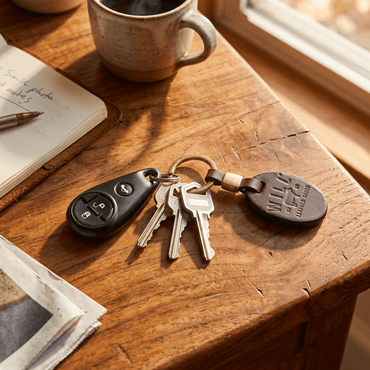 OVAL KEY FOB - Will Leather Goods