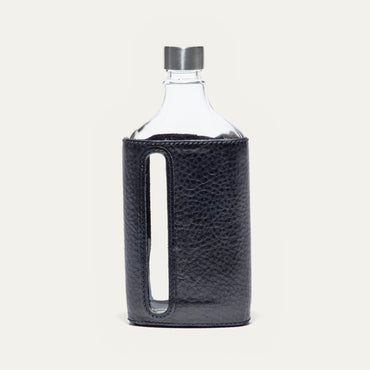 Glass Leather Flask 375Ml