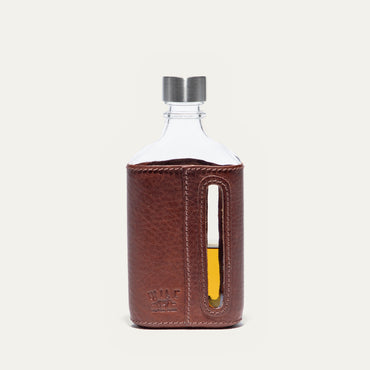 Glass Leather Flask 200Ml