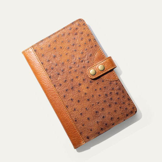 Ostrich Print Medium Journal Cover