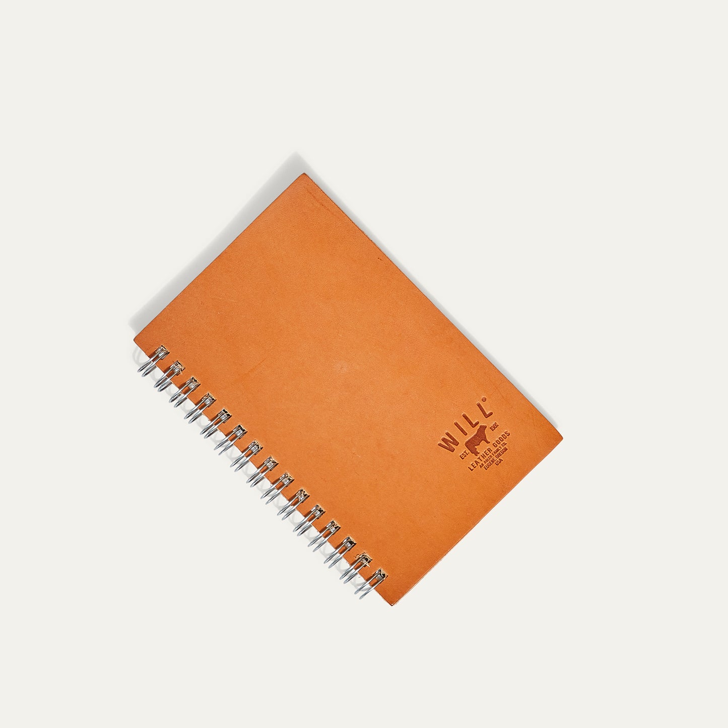 Small Leather Spiral Notebook - Will Leather Goods