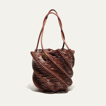 Artisan Hand Laced Bucket Bag