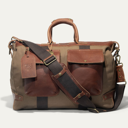 Canvas & Leather Travel Duffle - Will Leather Goods
