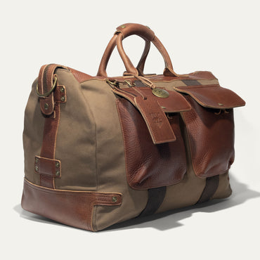 Canvas & Leather Travel Duffle - Will Leather Goods