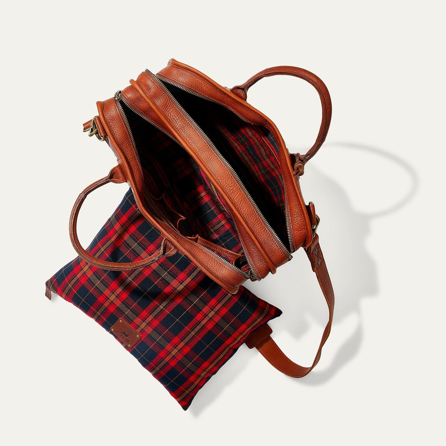 Hank Double Zip Briefcase - Will Leather Goods