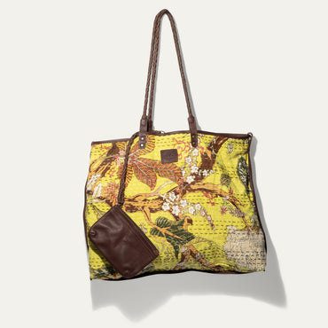 Kantha Reversible Quilted Tote