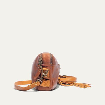 Everyday Double Zip Leather Crossbody