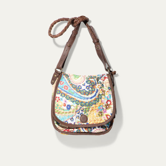 Kantha Reversible Crossbody