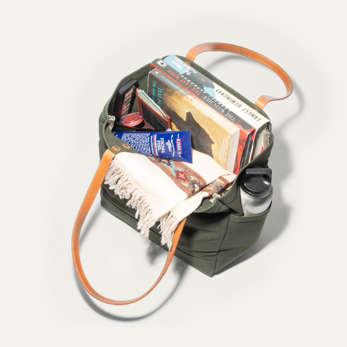 Waxed Canvas Work Tote - Will Leather Goods