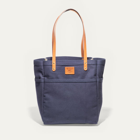 Waxed Canvas Work Tote - Will Leather Goods