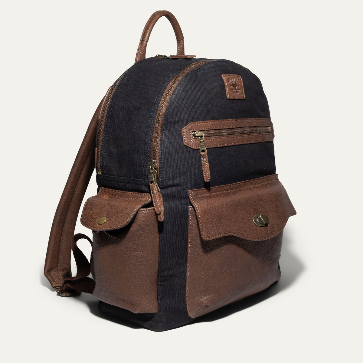 Canvas & Leather Backpack - Will Leather Goods