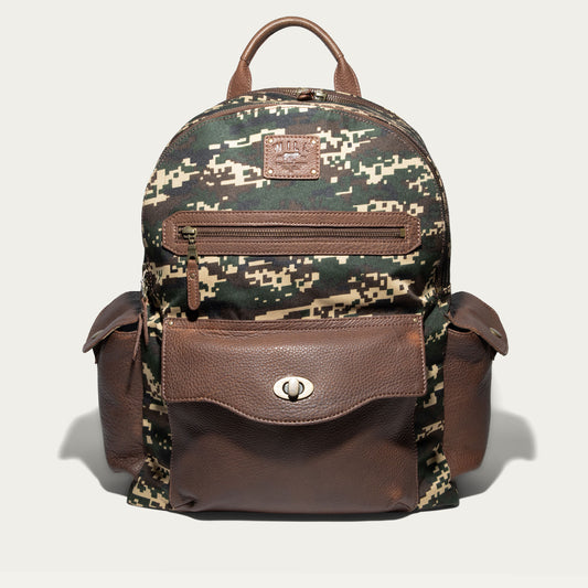 Canvas & Leather Backpack