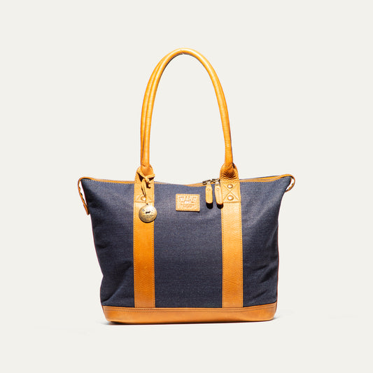 Twenty Four Seven Canvas And Leather Tote