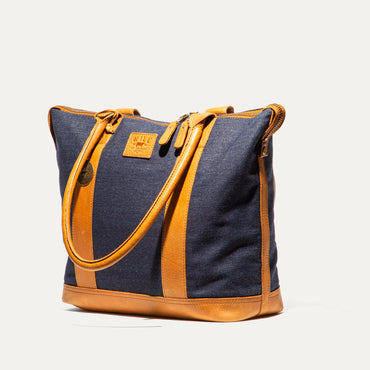 Twenty Four Seven Canvas And Leather Tote