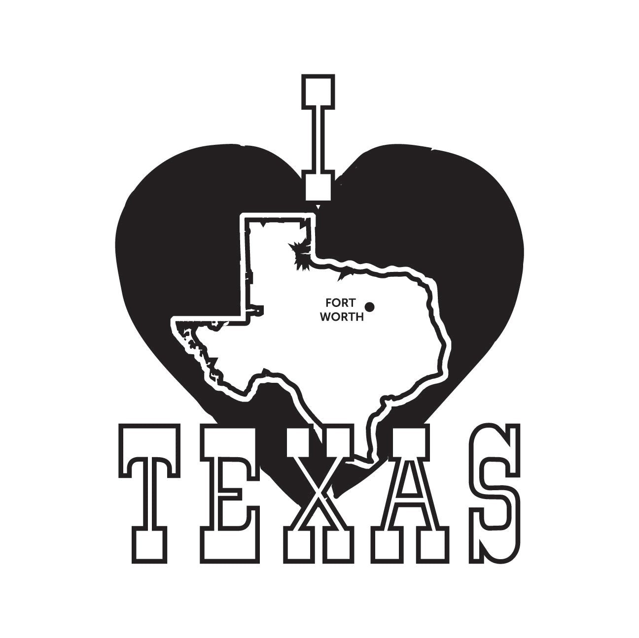 I HEART TEXAS CANVAS TOTE - Will Leather Goods