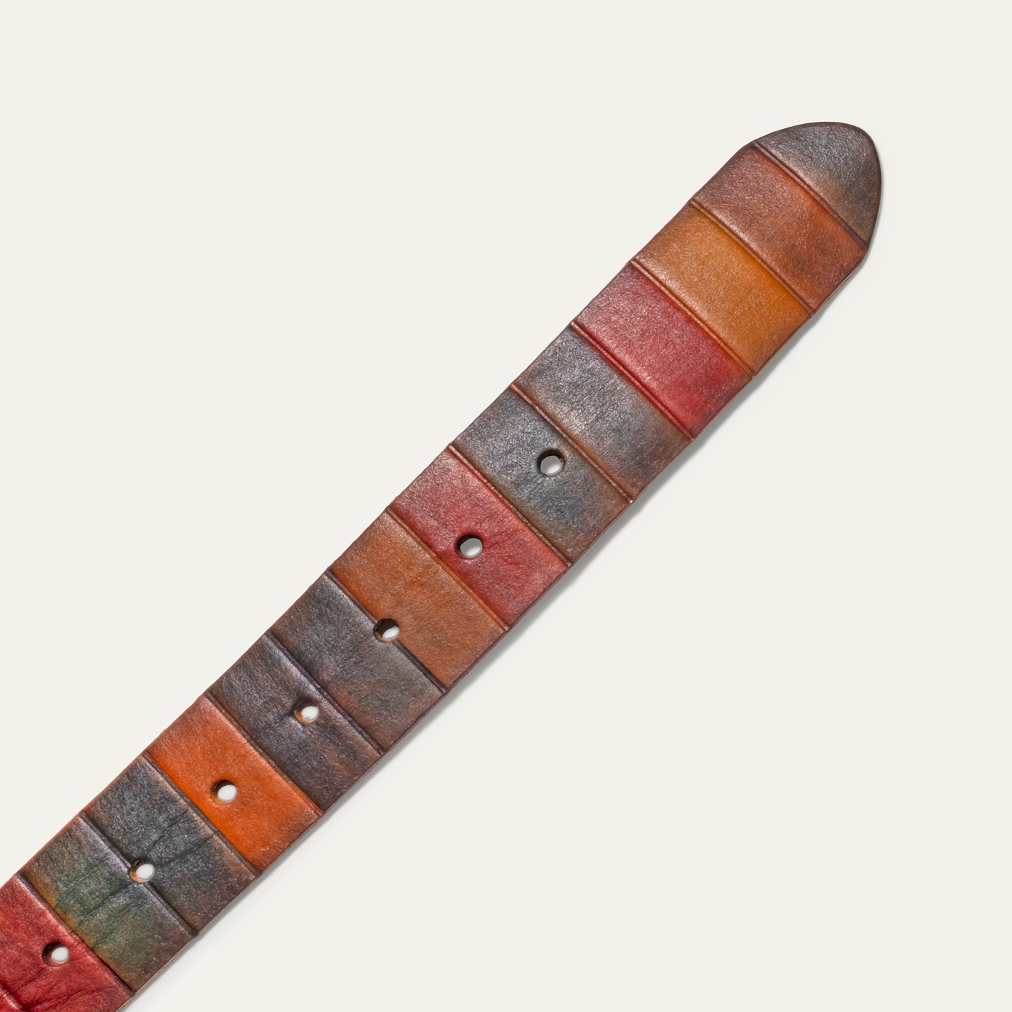 Hand Painted Color Block Belt