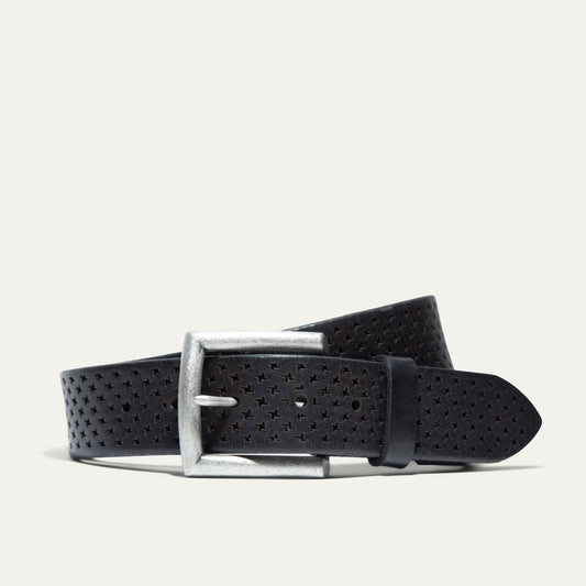 Star Perforated Belt - Will Leather Goods