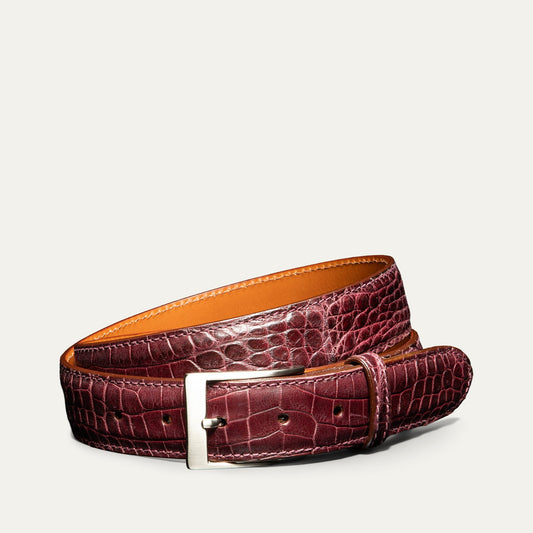 Genuine American Alligator Belt 35mm - Will Leather Goods