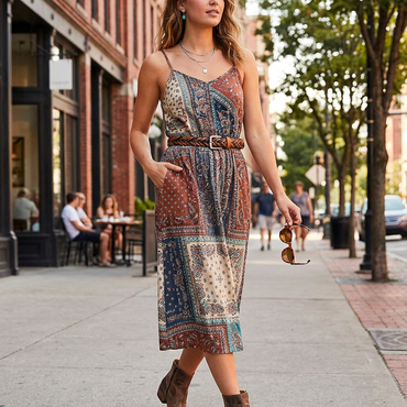 Two-Tone Five Strand Braided Belt