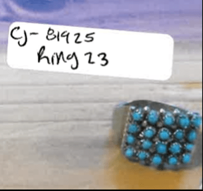 TURQUOISE RING - $129 - Will Leather Goods