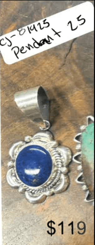 TURQUOISE PENDANT - $119 - Will Leather Goods