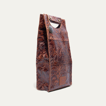 Hand-Patterned Double Wine Case