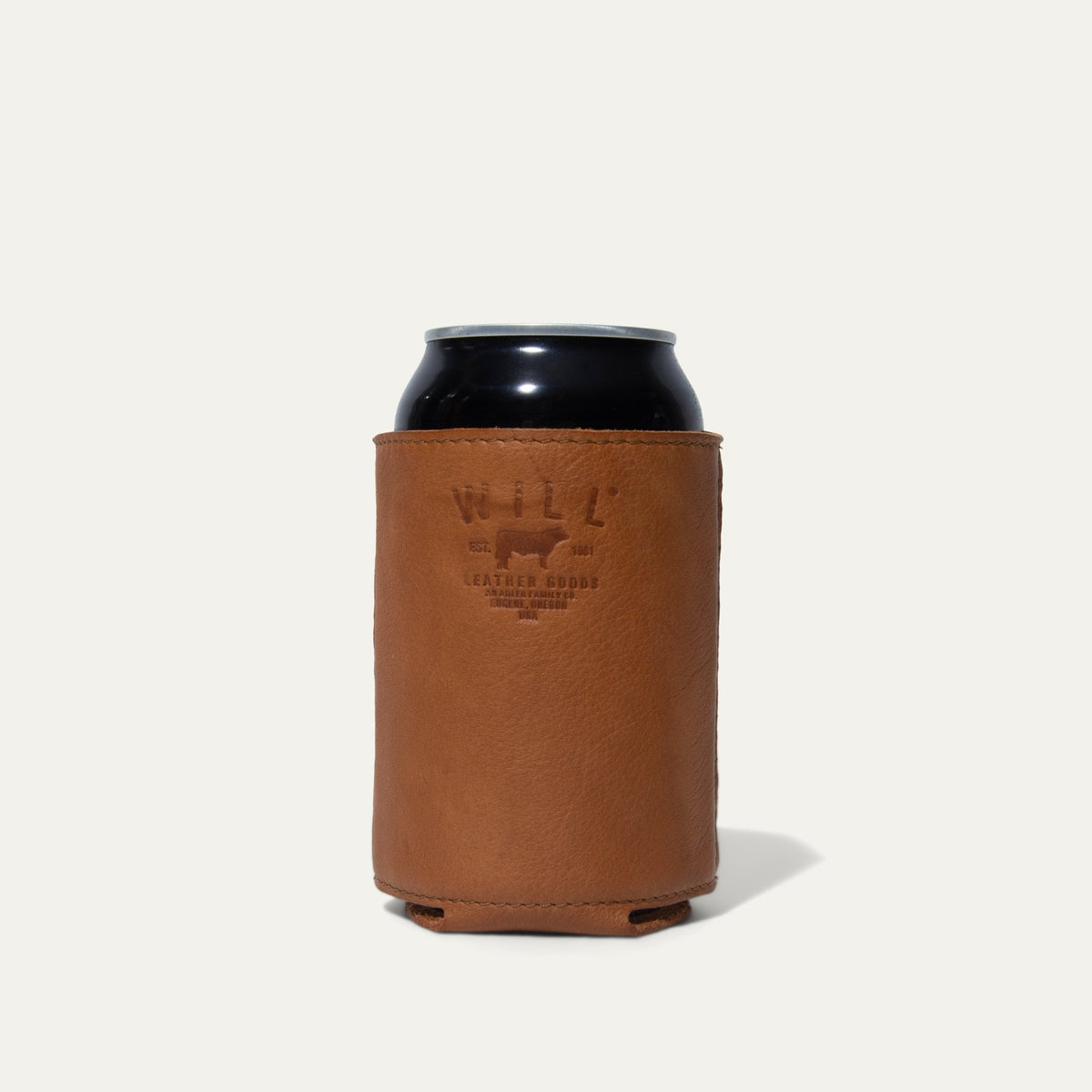 Leather Bottle & Can Holder - Will Leather Goods