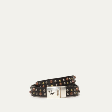 Magnetic Bracelet W/ Multi Face Studs - Will Leather Goods