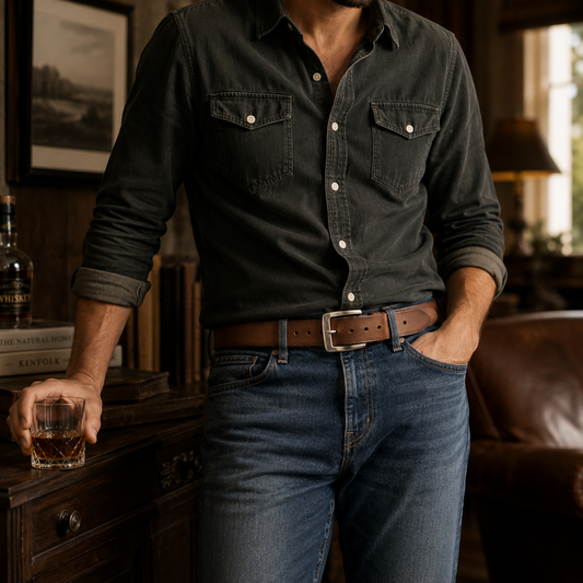 BURNISHED EDGE BELT