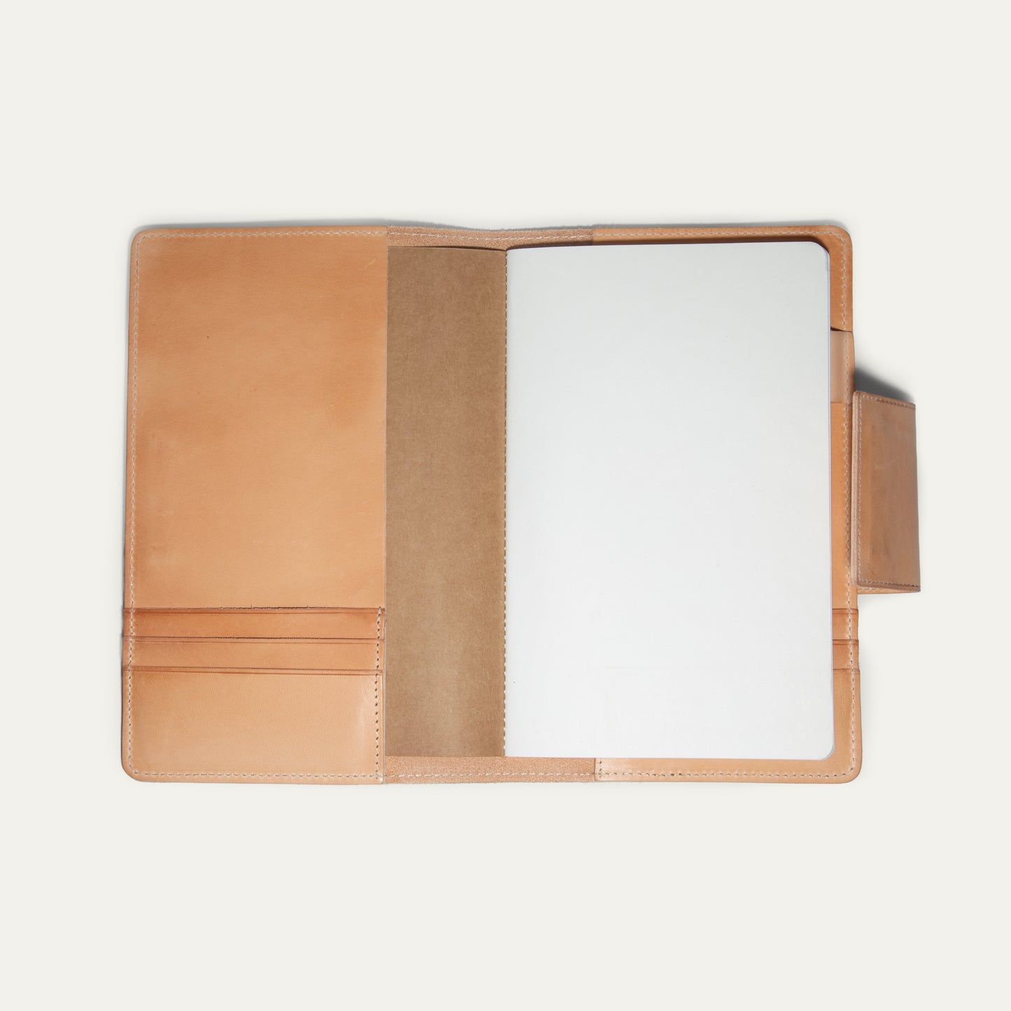 Shoe Print Leather Journal Cover