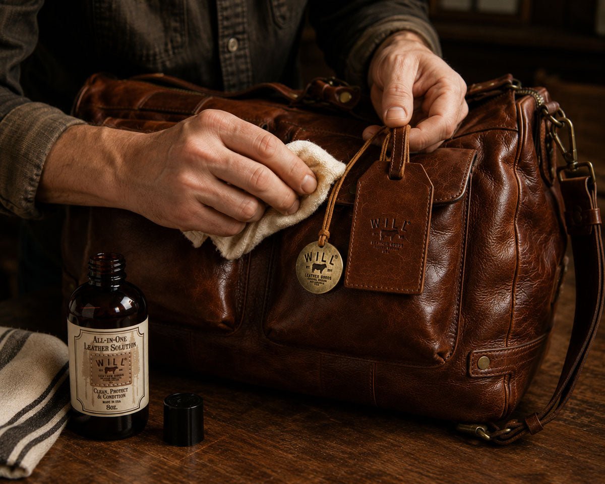 How to Clean Leather the Right Way - Will Leather Goods