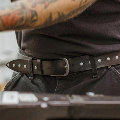 Single Studded Belt - Will Leather Goods