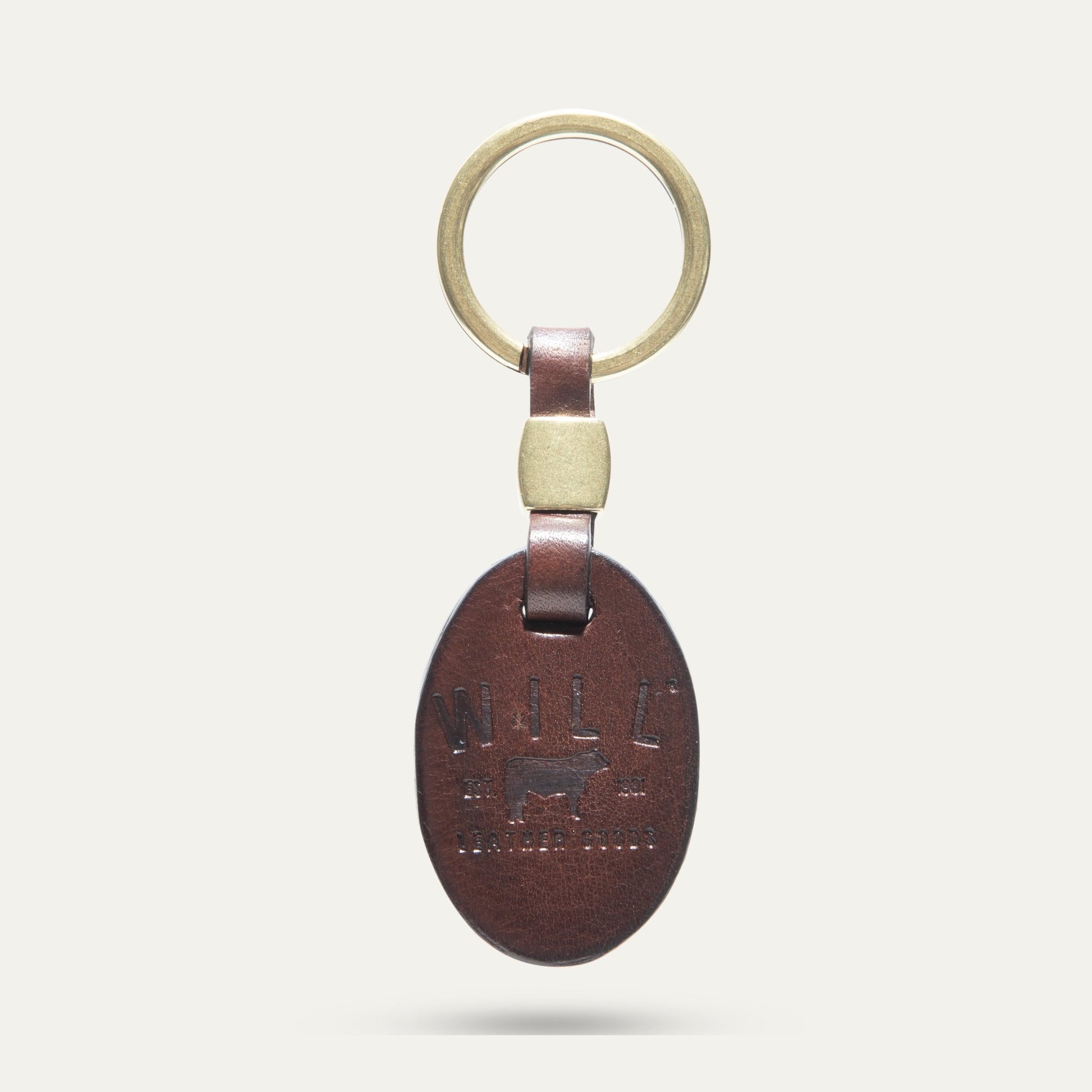 OVAL SHAPE KEY FOB - Will Leather Goods