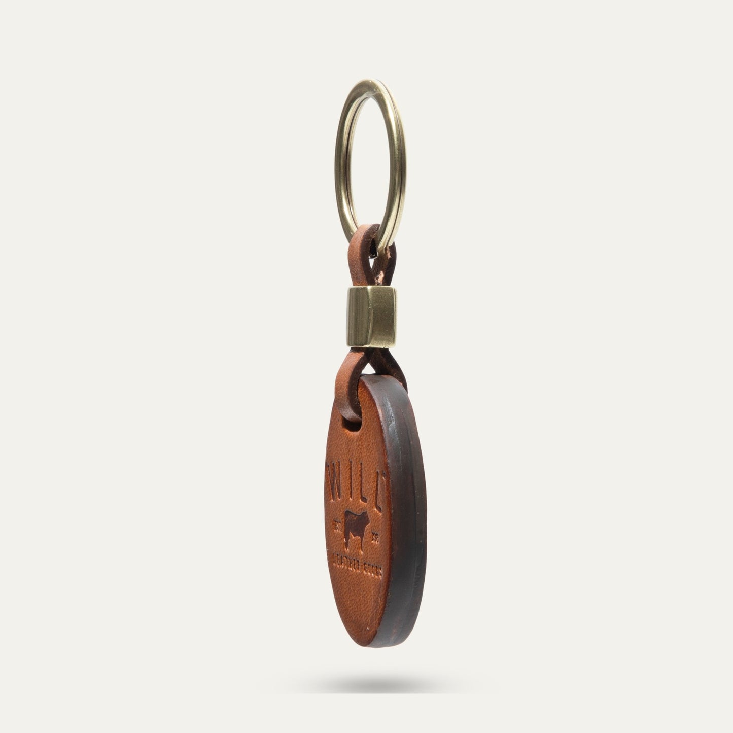 OVAL SHAPE KEY FOB - Will Leather Goods