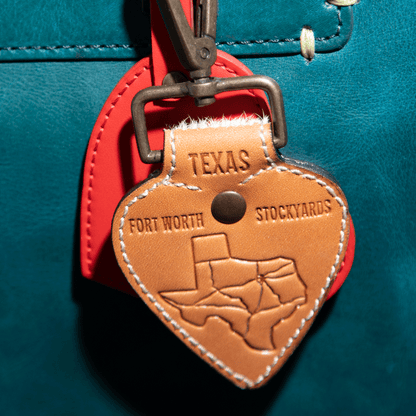 Texas Haircalf Heart Charm/Key fob - Will Leather Goods