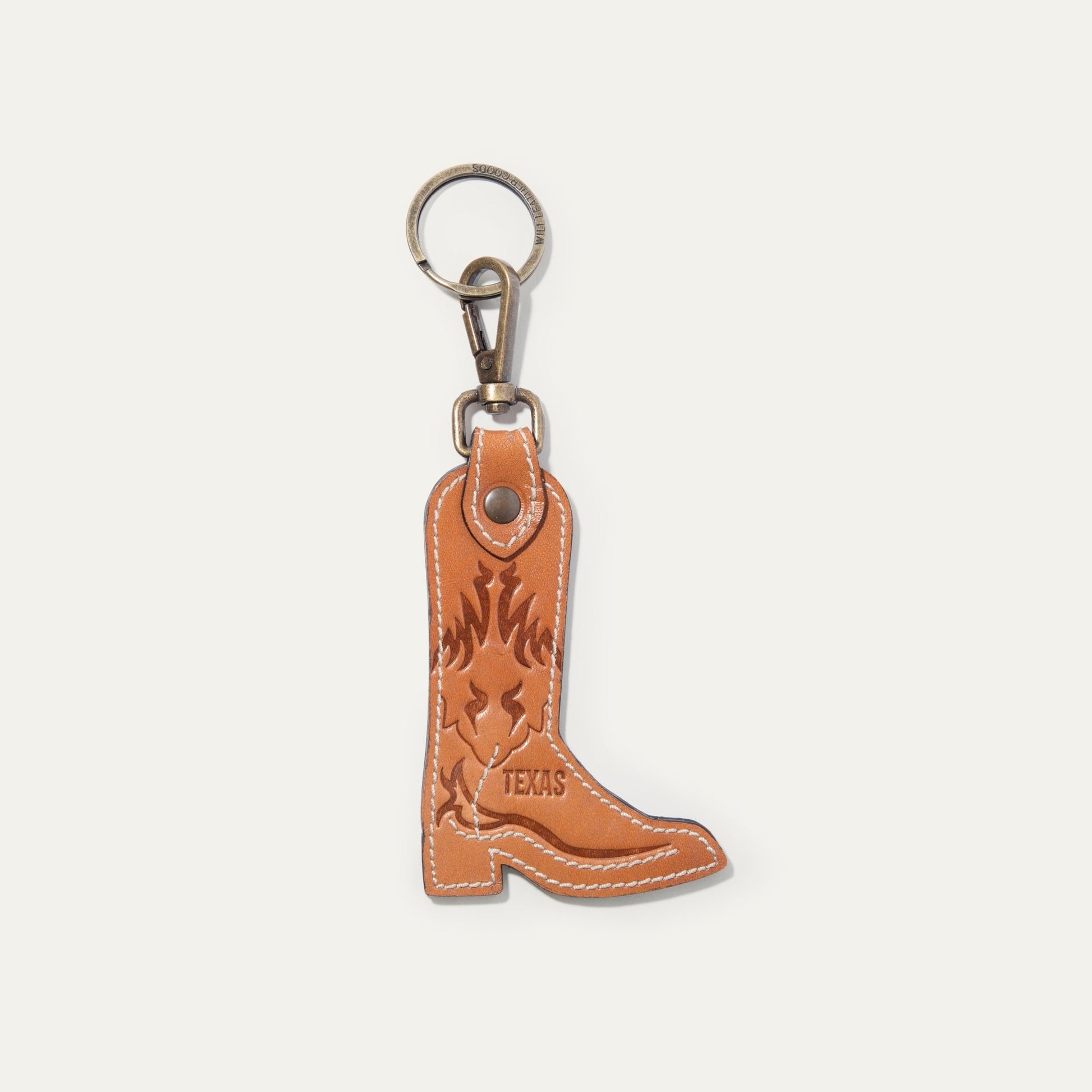 Texas Boot Charm/Key fob - Will Leather Goods