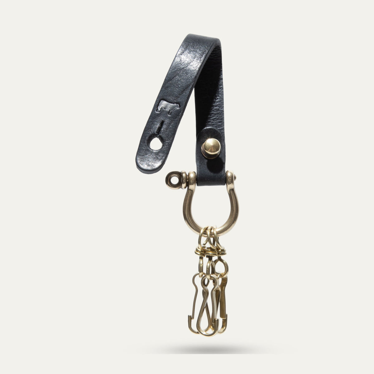 Leather Turn-Back Keyring