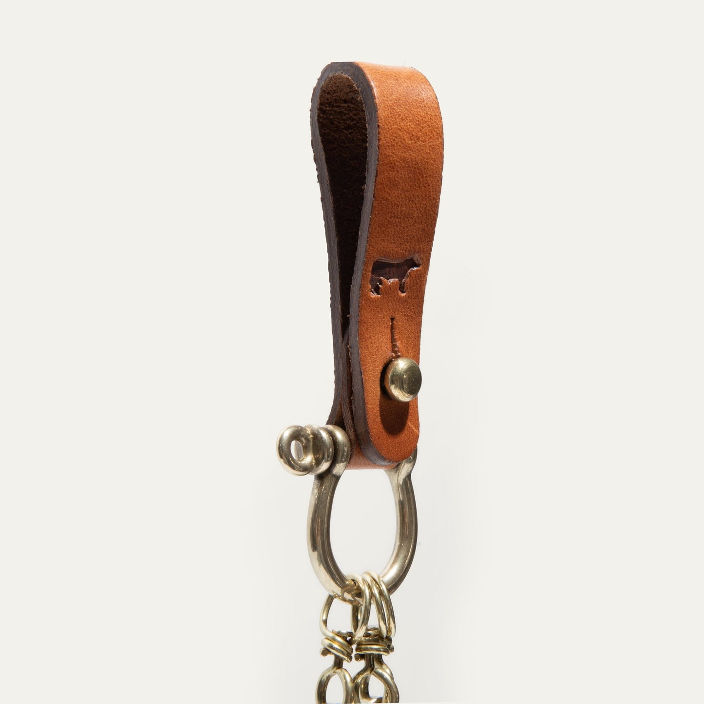 LEATHER TURN - BACK KEYRING - Will Leather Goods
