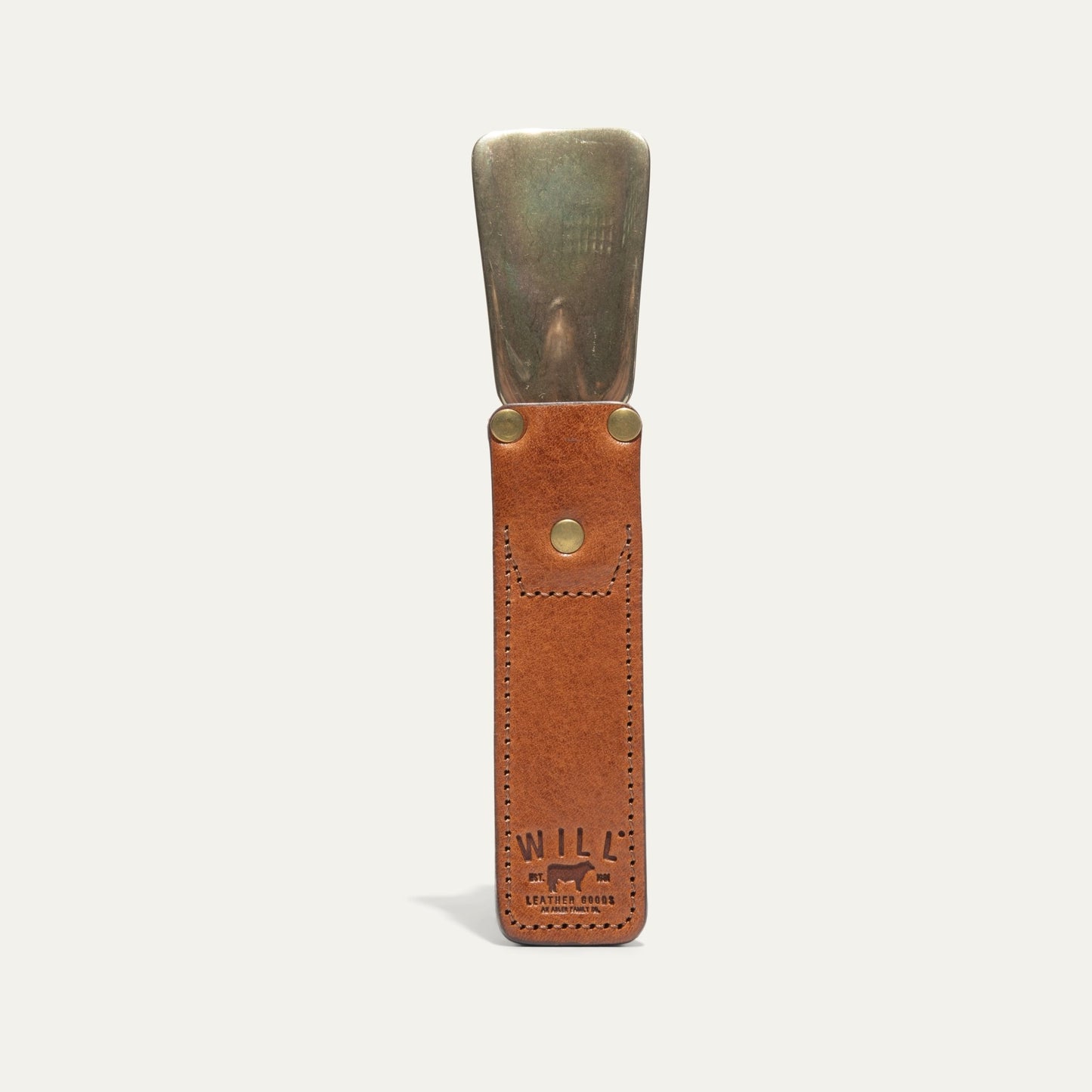 LEATHER HANDLE SHOE HORN - Will Leather Goods