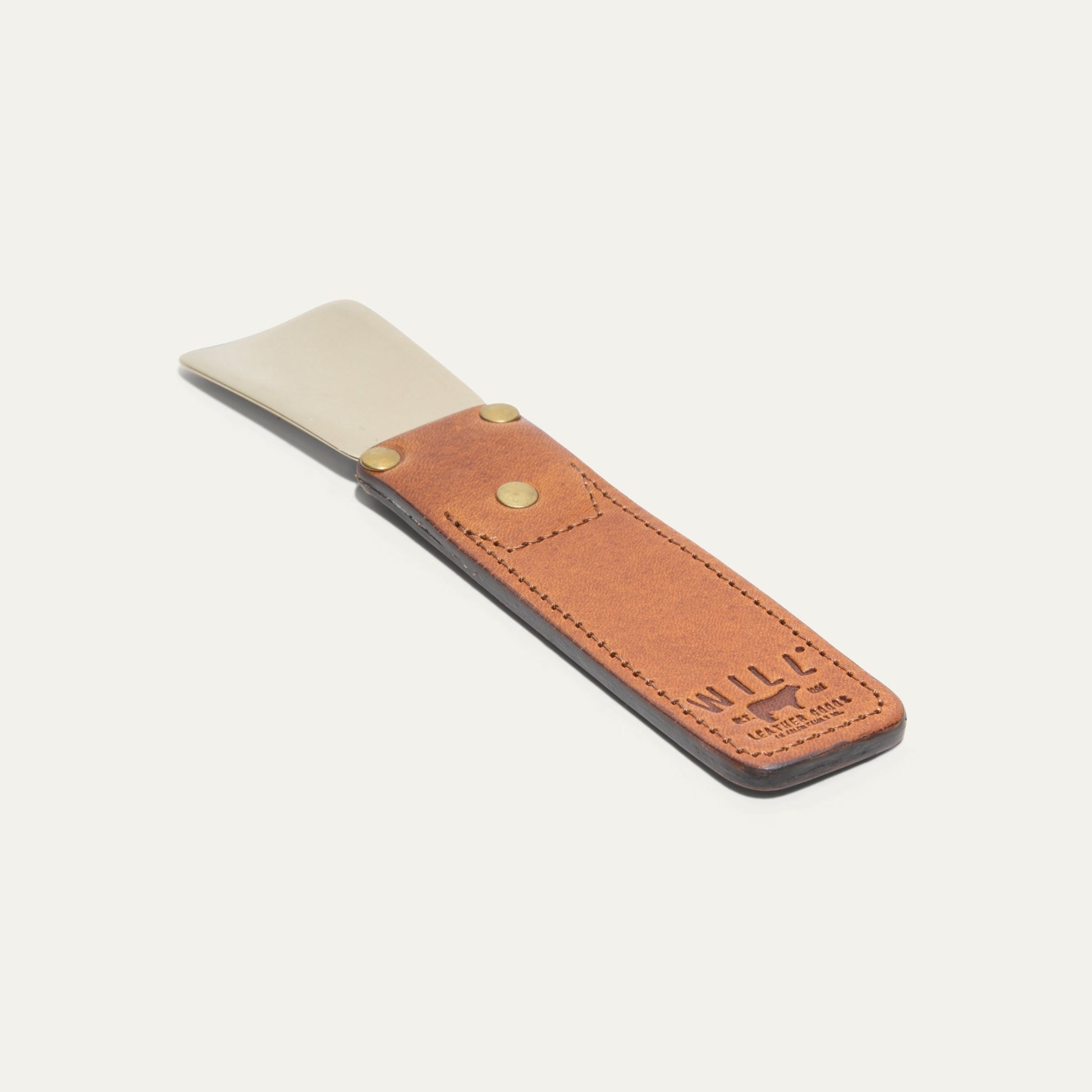 LEATHER HANDLE SHOE HORN - Will Leather Goods