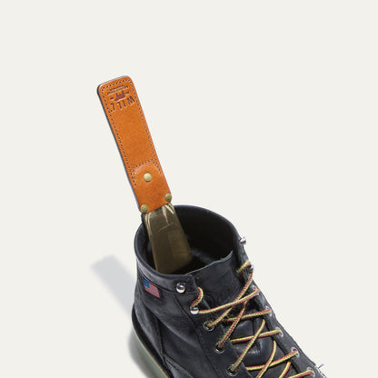 LEATHER HANDLE SHOE HORN - Will Leather Goods