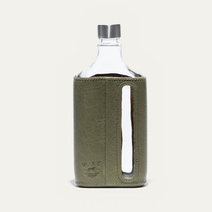 Glass Leather Flask 375Ml