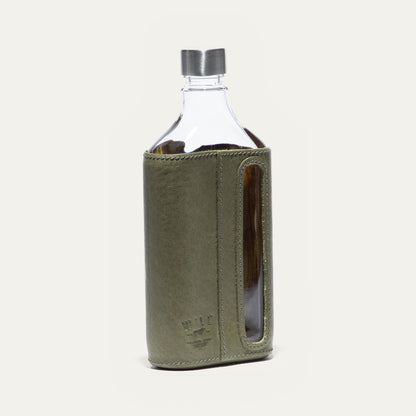 Glass Leather Flask 375Ml