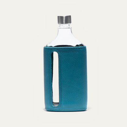Glass Leather Flask 375Ml