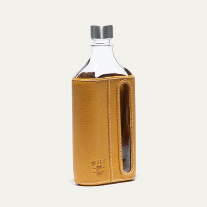 Glass Leather Flask 375Ml