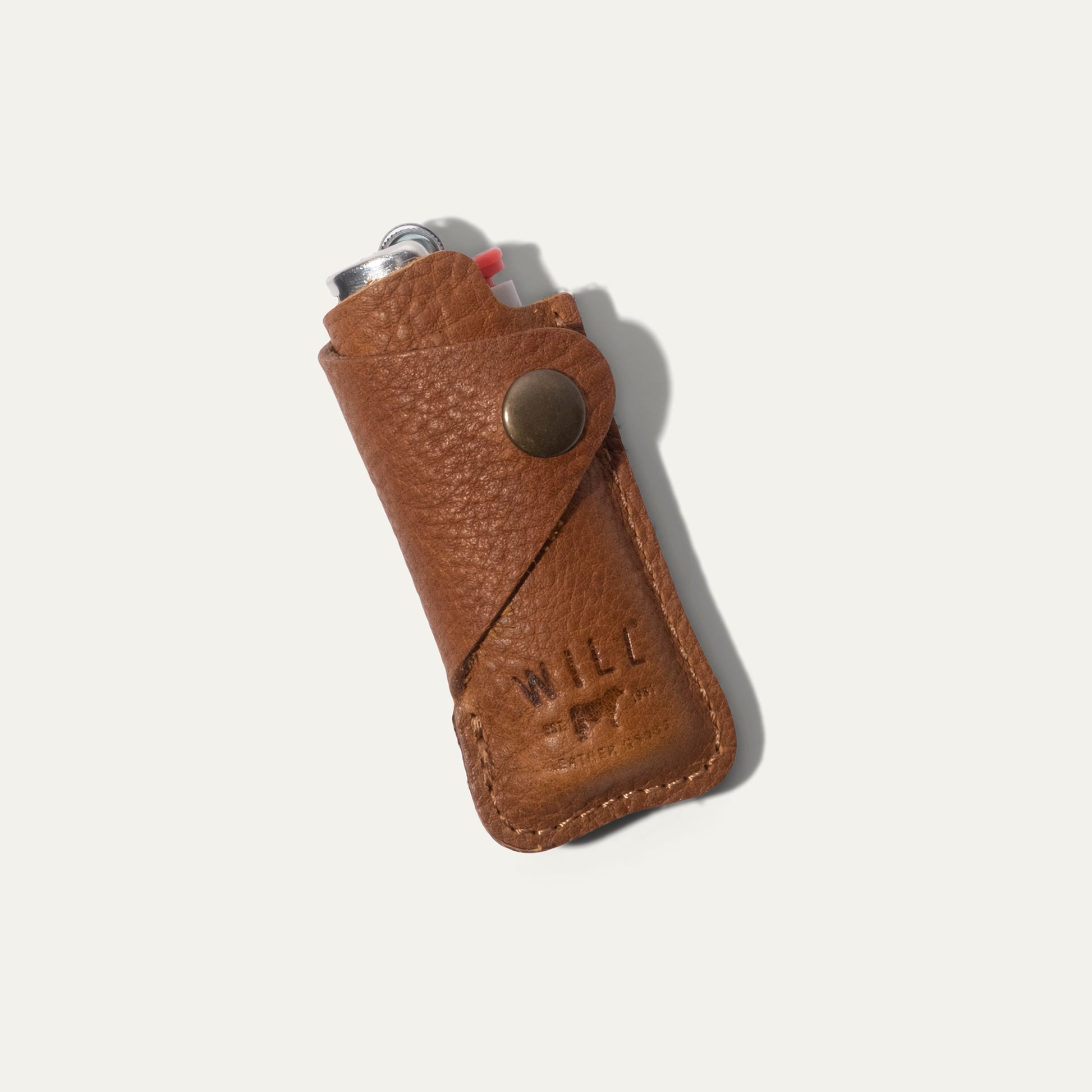 Leather Cover W/Lighter - Will Leather Goods