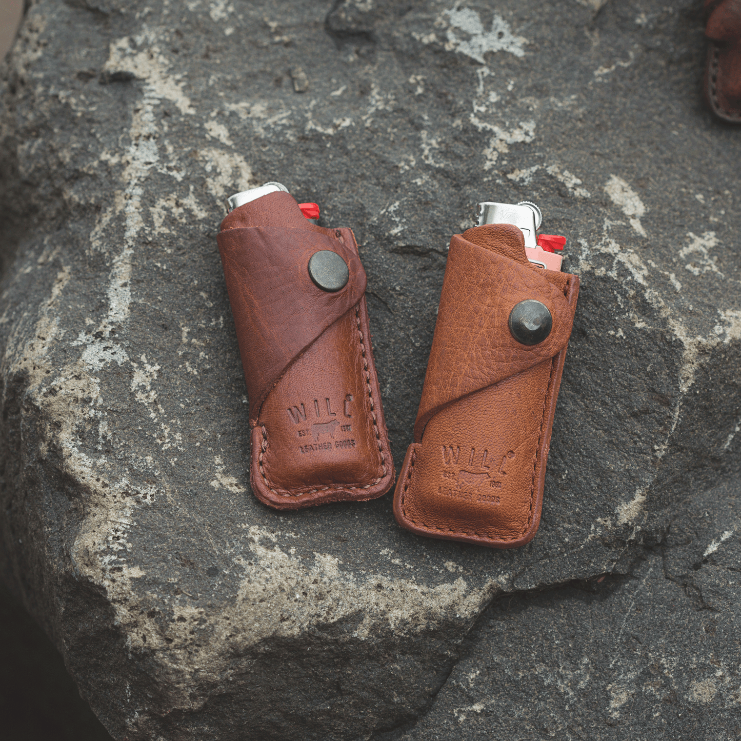 Leather Cover with Lighter - Will Leather Goods