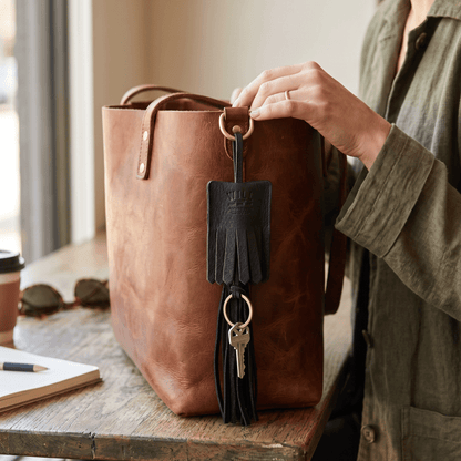 Leather Key Fob Tassel - Will Leather Goods