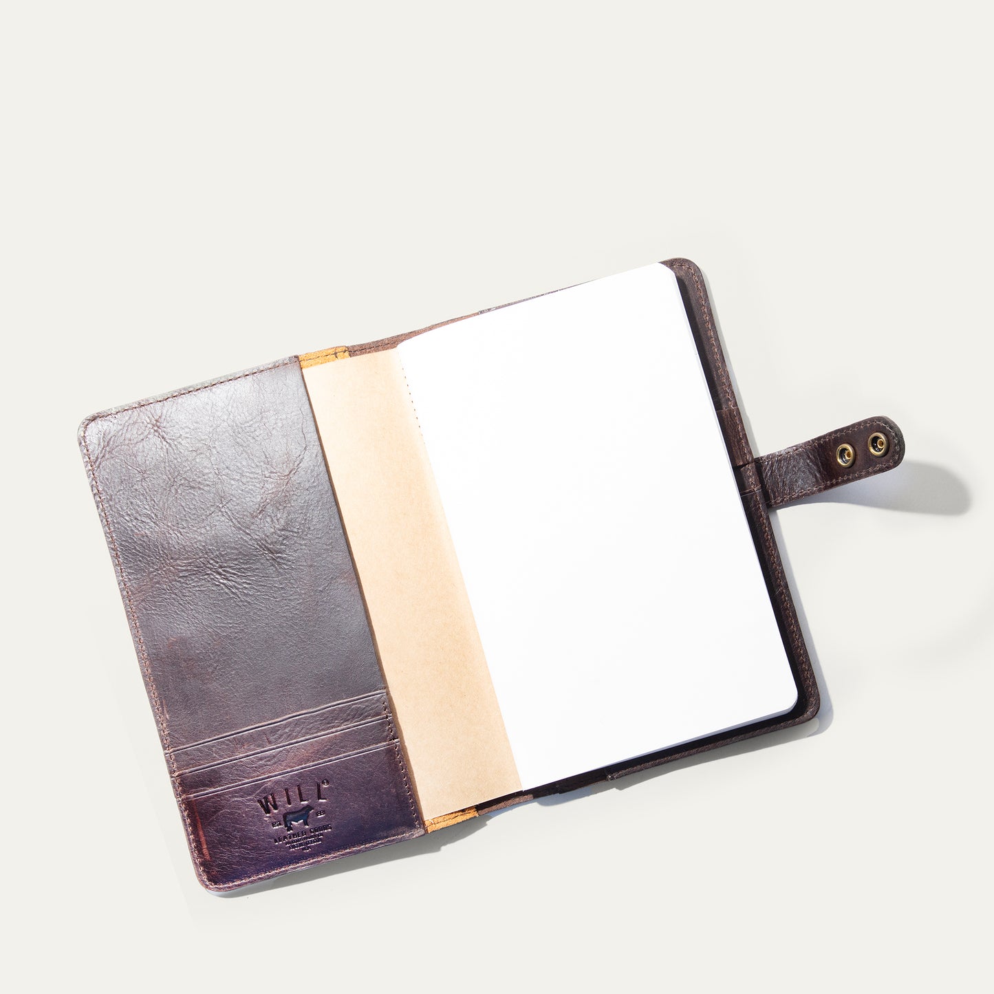 MEDIUM LEATHER JOURNAL COVER - Will Leather Goods