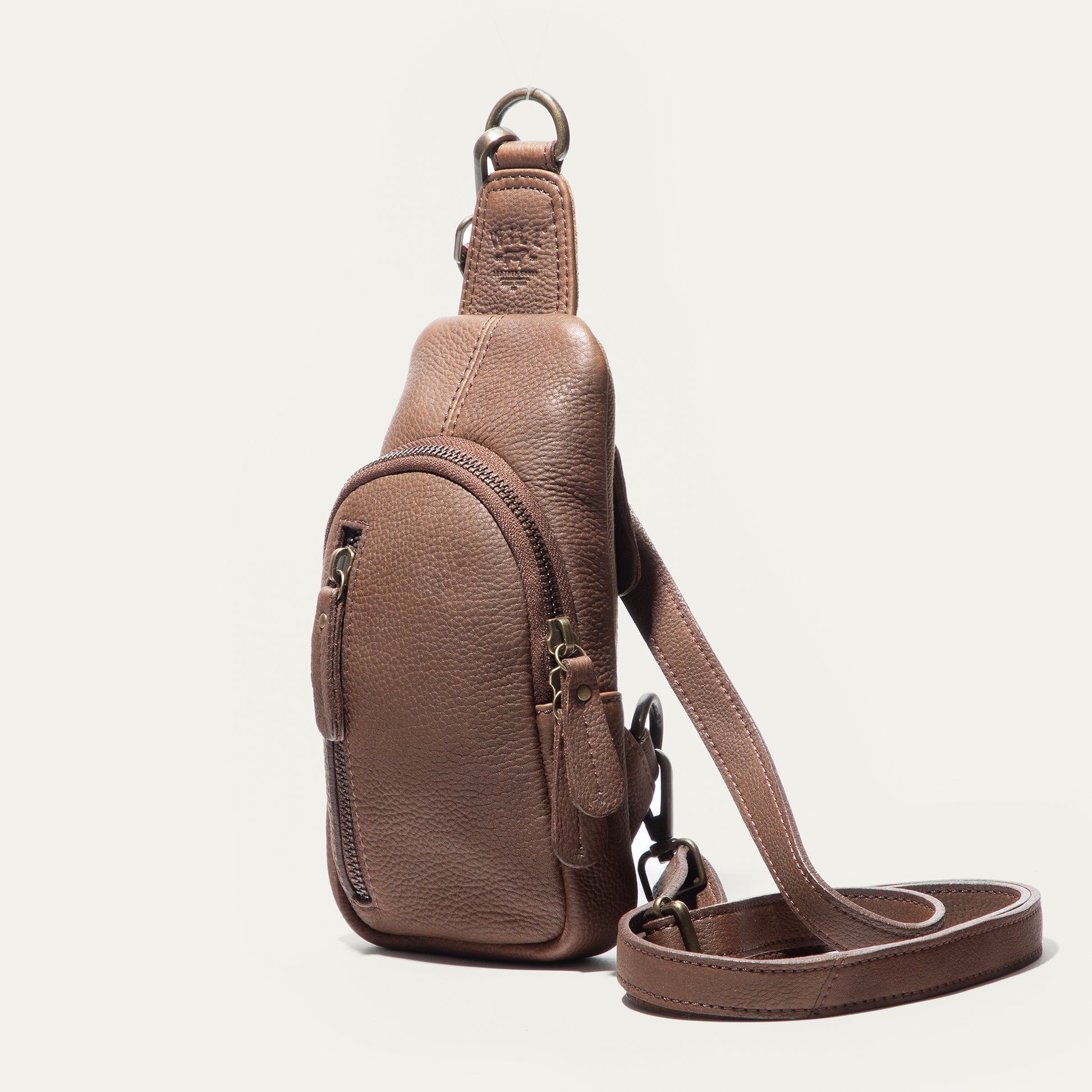 crossbody sling backpack leather Will Leather Goods Leather Mini Sling Bag